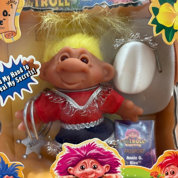 Playmates Totally TROLL Vintage 2001 ANNIE O. KLEE Cowgirl Doll Series 1 - NIB - Picture 6 of 8